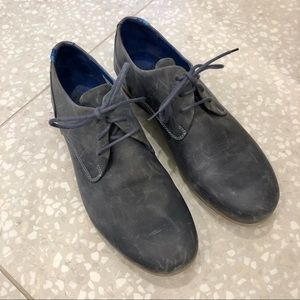 *John Fluevog* Women's Blue Radio Cbc Derby Oxfords Size 9